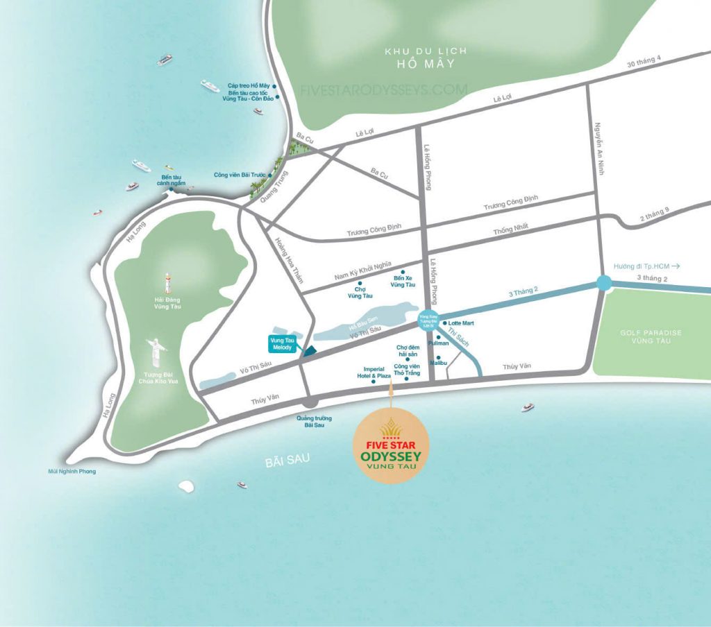 Vị trí Fivestar Odyssey